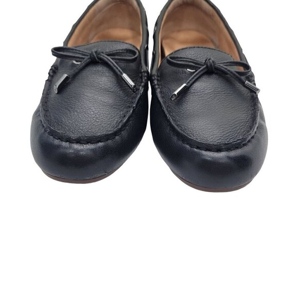 Vionic Women's Honor Virginia Black Leather Loafers, Boat Shoes Size 8 - Picture 3 of 11